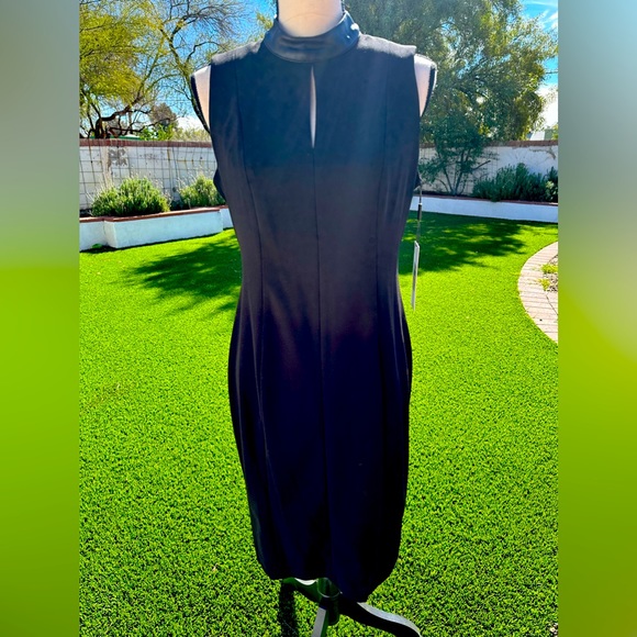 NWT Gorgeous Calvin Klein sleeveless midi-dress size 10 - Picture 1 of 8